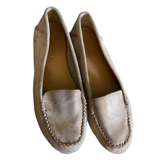 Jack Rogers Tan Suede Loafers size 11 - Picture 4 of 10